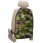Military Green Camouflage Print Car Seat Organizers