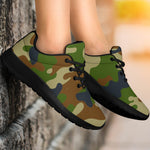 Military Green Camouflage Print Sport Shoes GearFrost