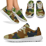 Military Green Camouflage Print Sport Shoes GearFrost