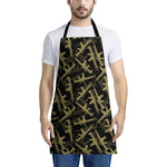 Military Guns Pattern Print Apron