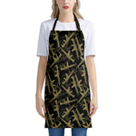 Military Guns Pattern Print Apron