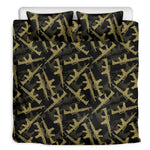 Military Guns Pattern Print Duvet Cover Bedding Set
