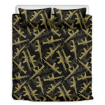 Military Guns Pattern Print Duvet Cover Bedding Set