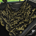 Military Guns Pattern Print Pet Car Back Seat Cover