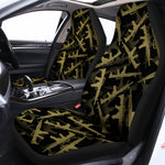 Military Guns Pattern Print Universal Fit Car Seat Covers