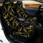 Military Guns Pattern Print Universal Fit Car Seat Covers