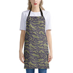 Military Tiger Stripe Camouflage Print Apron