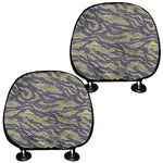 Military Tiger Stripe Camouflage Print Car Headrest Covers
