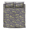 Military Tiger Stripe Camouflage Print Duvet Cover Bedding Set