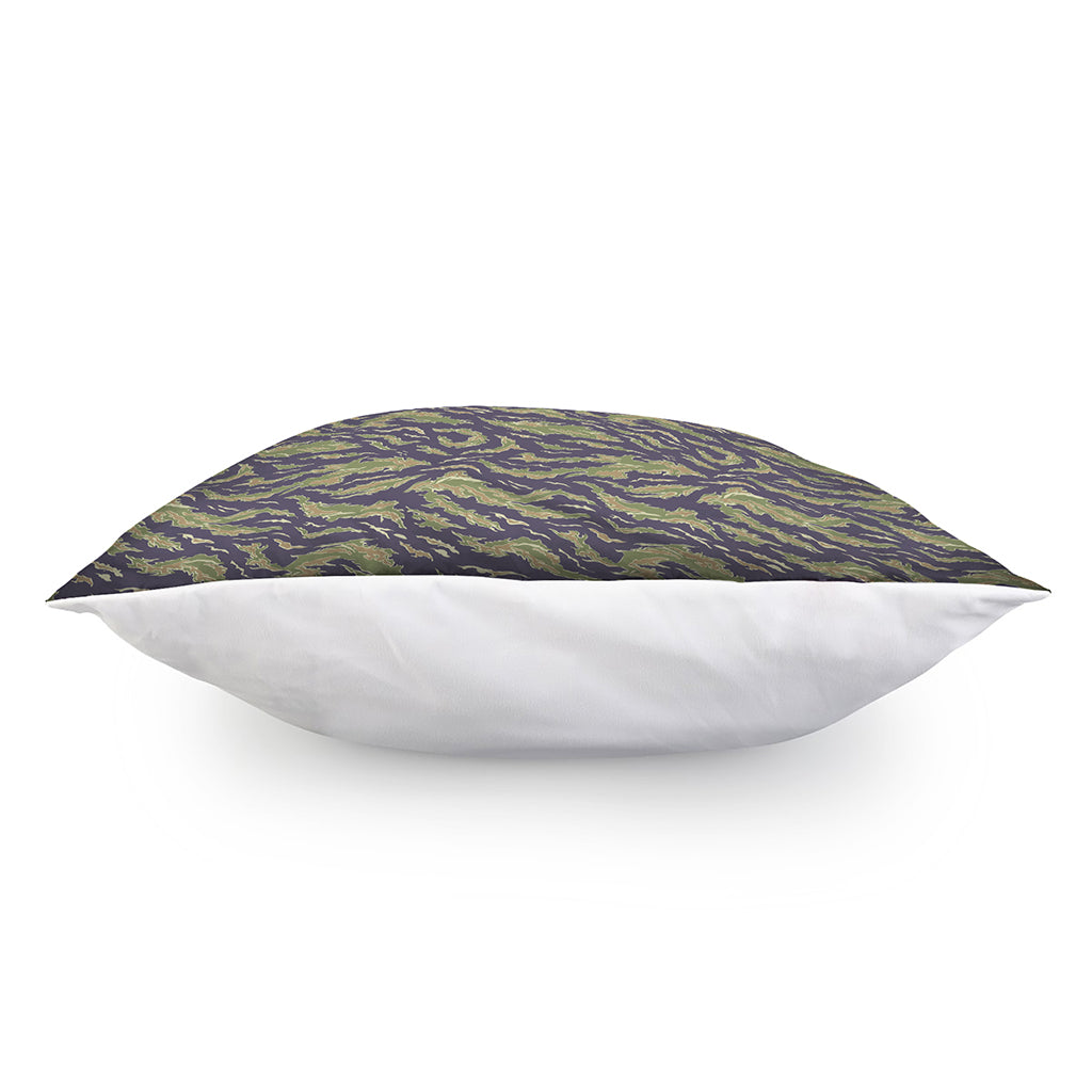 Military Tiger Stripe Camouflage Print Pillow Cover