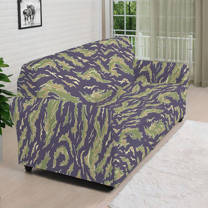 Military Tiger Stripe Camouflage Print Sofa Cover