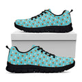 Milk And Cookies Pattern Print Black Running Shoes