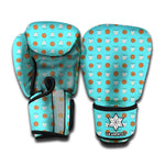 Milk And Cookies Pattern Print Boxing Gloves