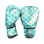 Milk And Cookies Pattern Print Boxing Gloves