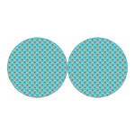 Milk And Cookies Pattern Print Car Coasters