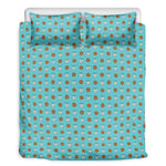 Milk And Cookies Pattern Print Duvet Cover Bedding Set