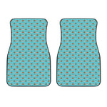 Milk And Cookies Pattern Print Front Car Floor Mats