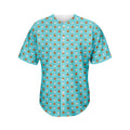 Milk And Cookies Pattern Print Men's Baseball Jersey