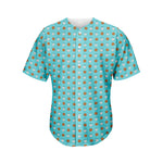 Milk And Cookies Pattern Print Men's Baseball Jersey
