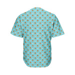 Milk And Cookies Pattern Print Men's Baseball Jersey