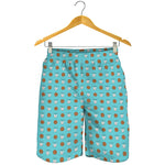 Milk And Cookies Pattern Print Men's Shorts
