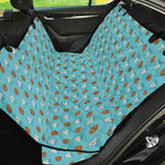 Milk And Cookies Pattern Print Pet Car Back Seat Cover