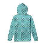 Milk And Cookies Pattern Print Pullover Hoodie