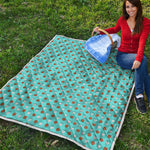 Milk And Cookies Pattern Print Quilt