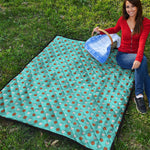 Milk And Cookies Pattern Print Quilt
