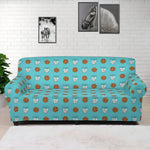 Milk And Cookies Pattern Print Sofa Cover
