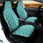 Milk And Cookies Pattern Print Universal Fit Car Seat Covers