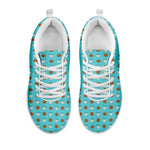 Milk And Cookies Pattern Print White Sneakers