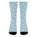 Milk Bottle Cartoon Pattern Print Crew Socks