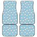 Milk Bottle Cartoon Pattern Print Front and Back Car Floor Mats