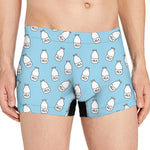 Milk Bottle Cartoon Pattern Print Men's Boxer Briefs