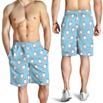 Milk Bottle Cartoon Pattern Print Men's Shorts