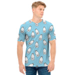 Milk Bottle Cartoon Pattern Print Men's T-Shirt