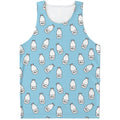 Milk Bottle Cartoon Pattern Print Men's Tank Top