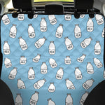 Milk Bottle Cartoon Pattern Print Pet Car Back Seat Cover