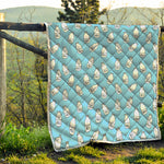 Milk Bottle Cartoon Pattern Print Quilt