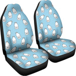 Milk Bottle Cartoon Pattern Print Universal Fit Car Seat Covers