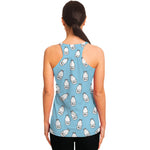 Milk Bottle Cartoon Pattern Print Women's Racerback Tank Top