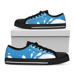 Milk Print Black Low Top Shoes