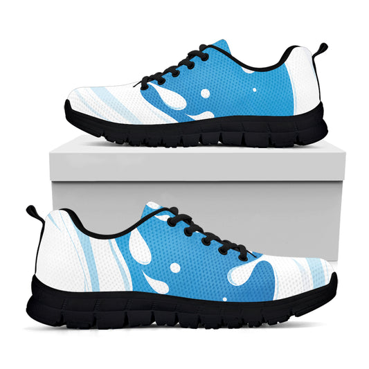 Milk Print Black Sneakers