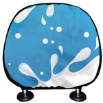 Milk Print Car Headrest Covers