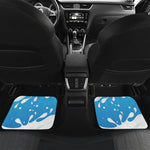 Milk Print Front and Back Car Floor Mats