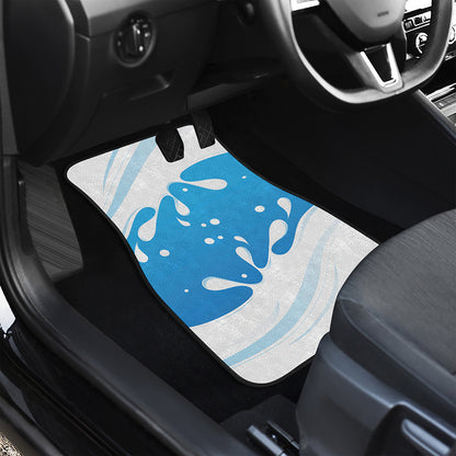 Milk Print Front and Back Car Floor Mats