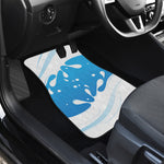 Milk Print Front Car Floor Mats