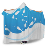 Milk Print Hooded Blanket