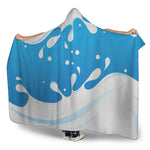 Milk Print Hooded Blanket
